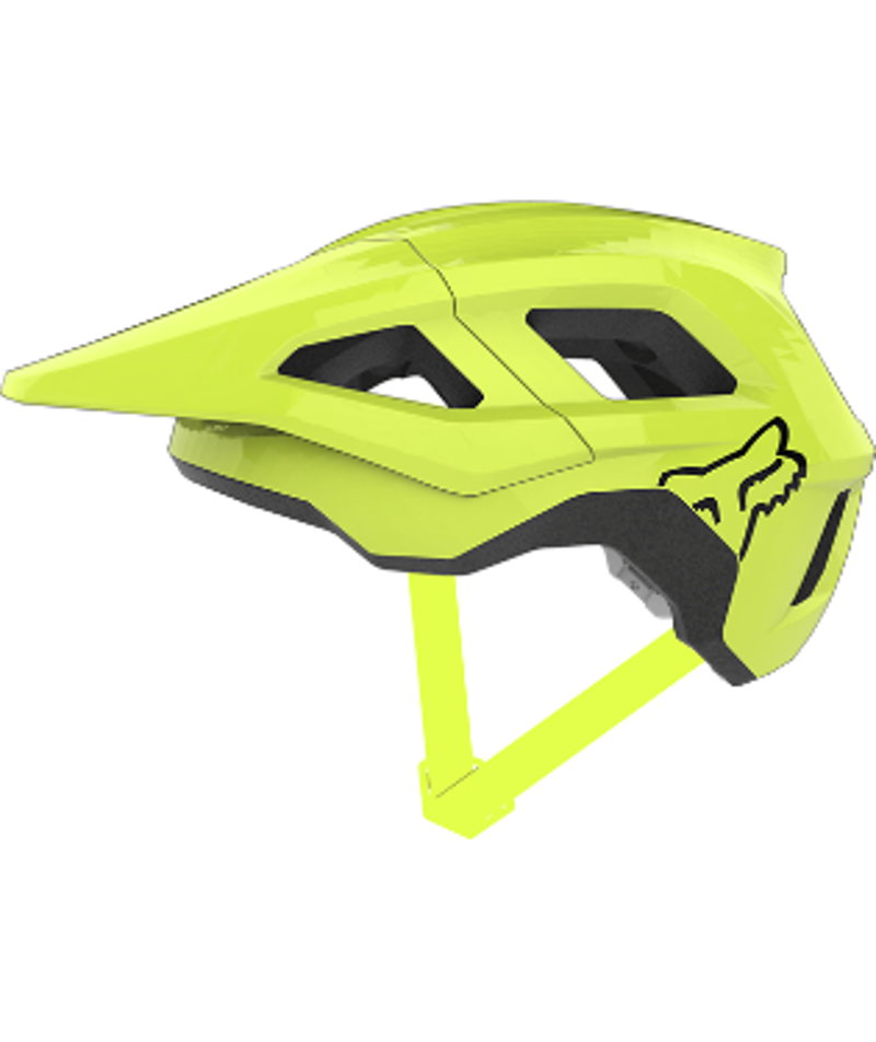 Fox Youth Mainframe Helmet in Fluorescent Yellow -1